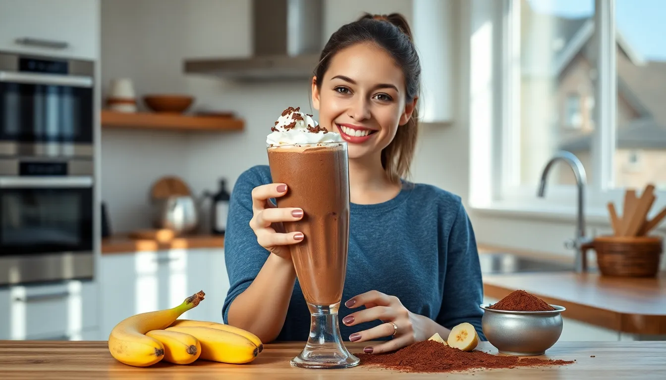 Minute Creamy Chocolate Smoothie: Your Healthy Dessert Fix